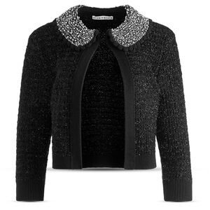 Alice Olivia Akira Textured Embellished Crystals